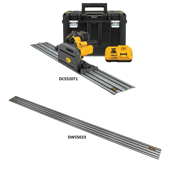 DEWALT 102 Inch TrackSaw Track & 60V MAX Cordless Track Saw Kit - Professional Precision System 1