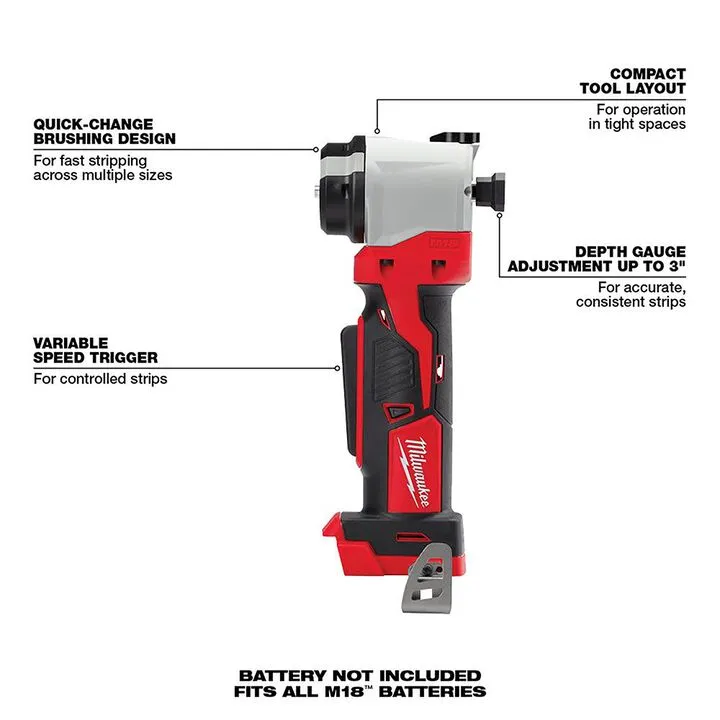 Milwaukee M18 Cable Stripper (Bare Tool) - Professional Reconditioned Edition 2