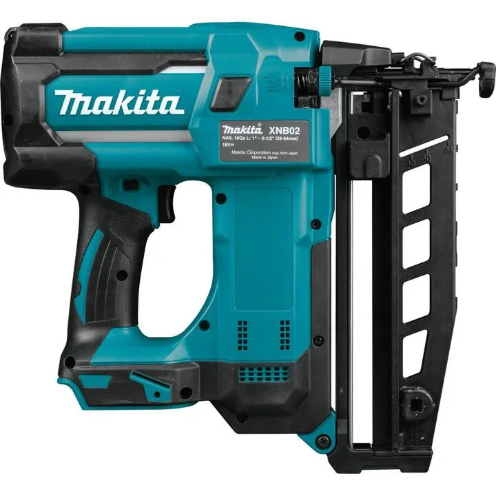 Makita 18V LXT 16 Gauge Straight Finish Nailer (Bare Tool) - Professional Grade Precision 3