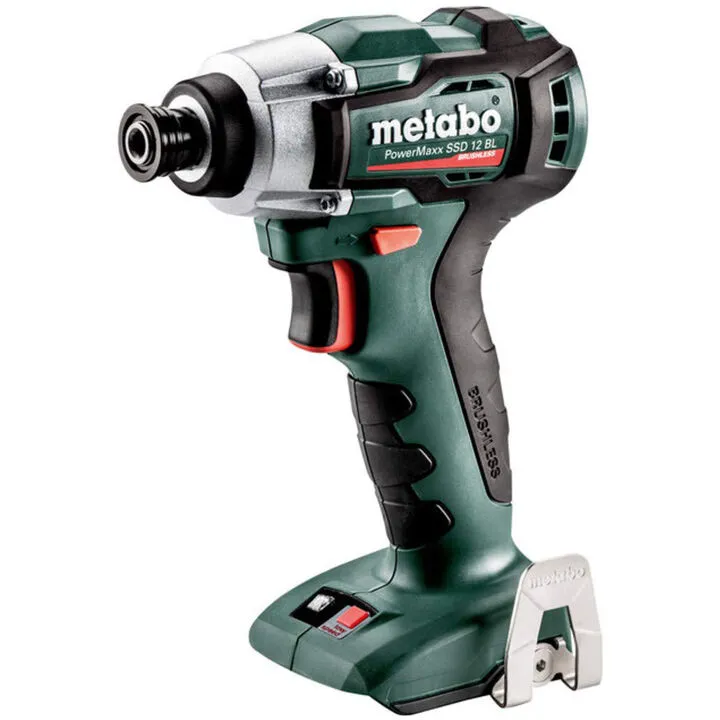 Metabo 12V PowerMaxx 1/4in Hex Compact Brushless Impact Driver (Bare Tool)