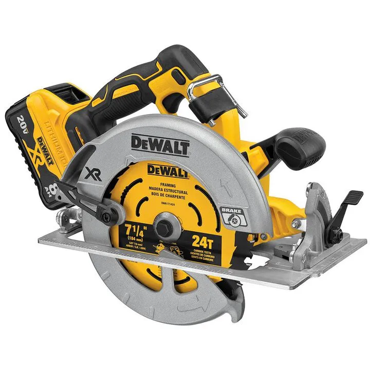 DEWALT 20V MAX POWER DETECT XR Brushless 7-1/4-Inch Circular Saw Kit 2
