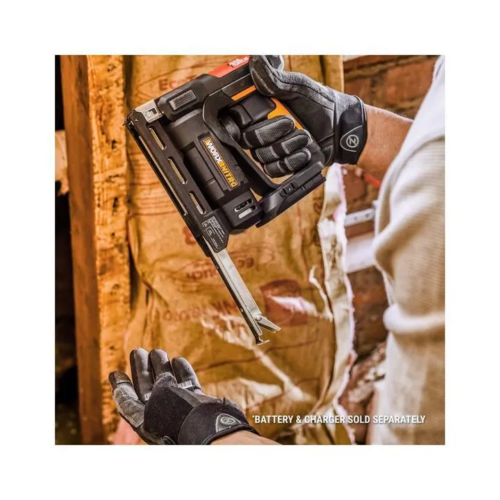 Worx 20V Cordless Crown Stapler (Bare Tool) - High-Efficiency Fastening Solution 3