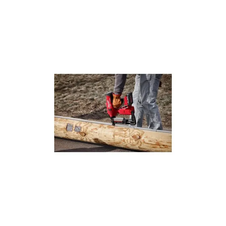 Milwaukee M18 Utility Fencing Stapler (Bare Tool) with 1.5 Inch Galvanized Staples Bundle 12