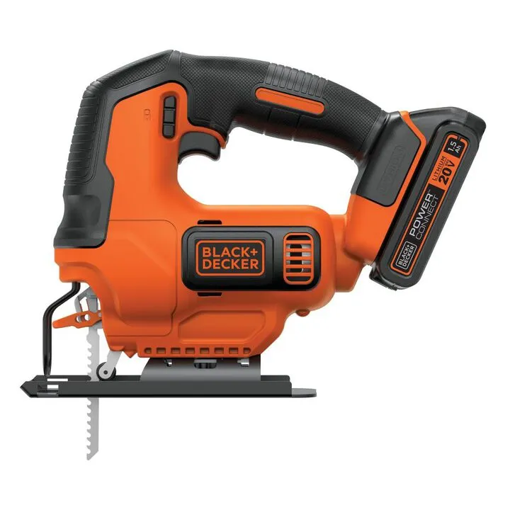 Black and Decker 20V MAX* POWERCONNECT Cordless Jigsaw Kit - Precision Cutting Performance 4