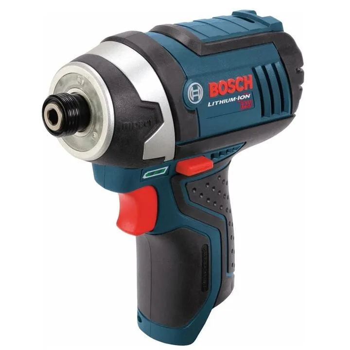 Bosch 12V Max 1/4in Hex Impact Driver (Bare Tool) - Compact Power for Professionals