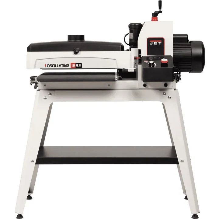 JET JWDS-1632OSC Drum Sander with Stand - Professional Woodworking Precision