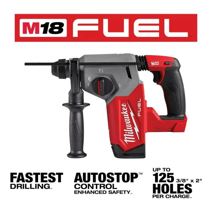 Milwaukee M18 FUEL 1-inch SDS Plus Rotary Hammer (Bare Tool) 2