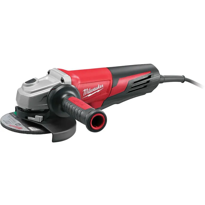 Milwaukee 13 Amp 6 In. Small Angle Grinder with Paddle Lock-On