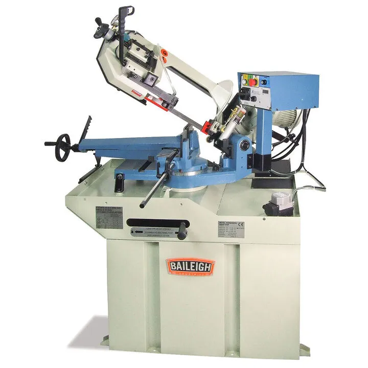 Baileigh BS-260M Dual Mitering Gear Driven Band Saw - 220V 1 Phase