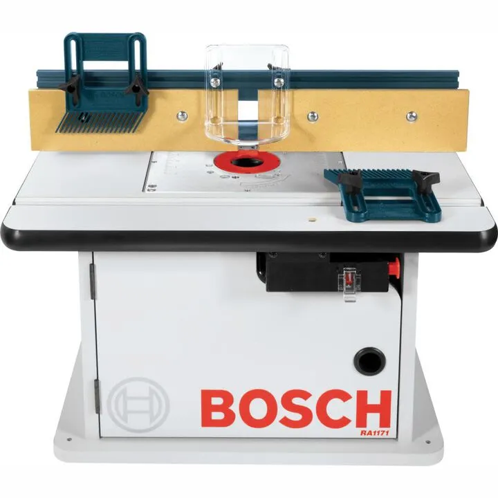 Bosch Benchtop Router Table with Enclosed Cabinet - Precision Woodworking Station