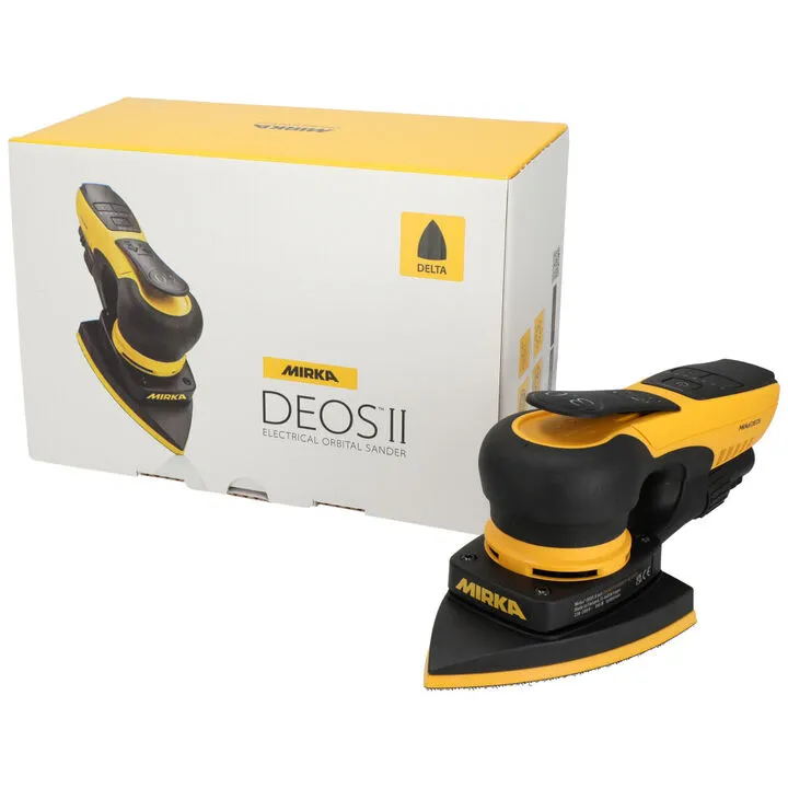Mirka DEOS II Delta 663X Electric Powered 4 Inch x 6 Inch x 6 Inch 3mm Direct Orbital Sander 4