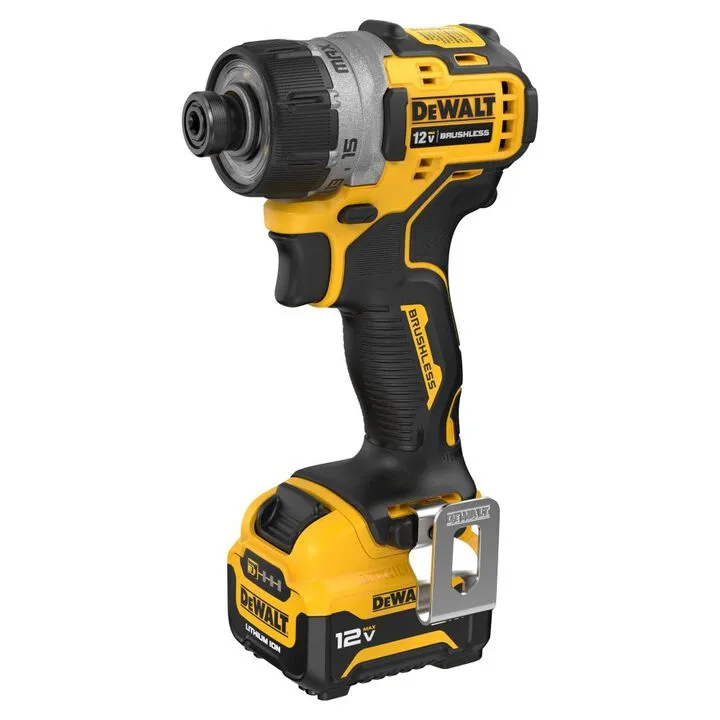 DEWALT XTREME 12V MAX Brushless 1/4 Inch Screwdriver Kit - Compact Precision Power 1