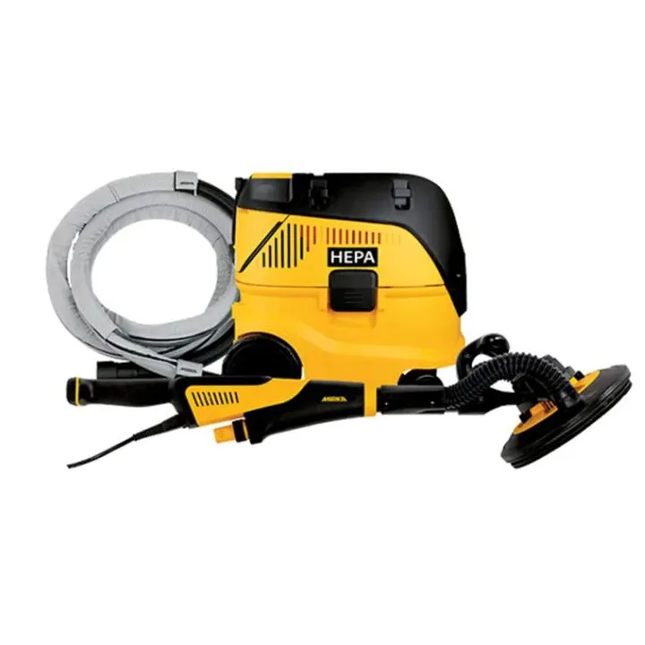 Mirka 9 Inch LEROS Short Drywall Sander Kit - Professional Precision Series
