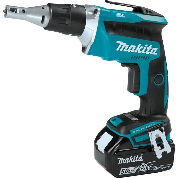 Makita 18V LXT Lithium-Ion Brushless Cordless Drywall Screwdriver Kit (5.0Ah) 1