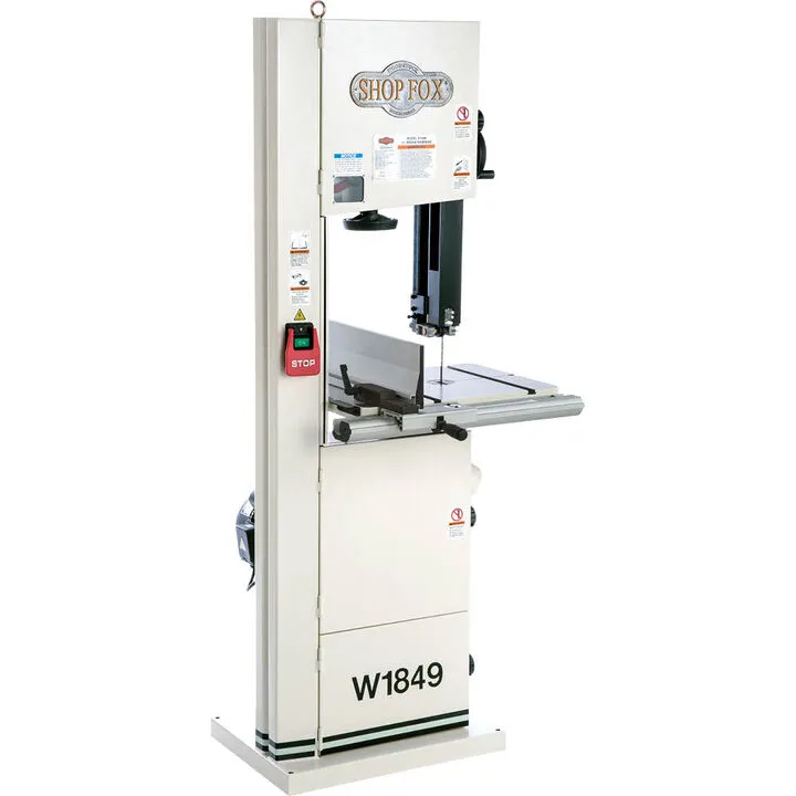 Shop Fox 14 Inch Resaw Bandsaw - 2HP, 110V/220V Single Phase 2