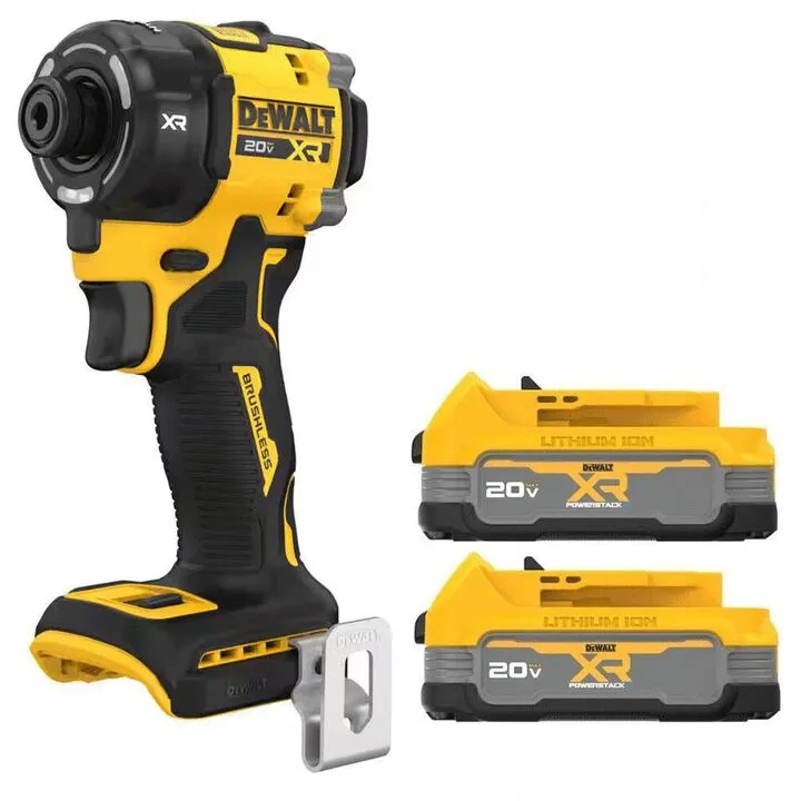 DEWALT 20V MAX 1/4 Inch Cordless Impact Driver & Compact Battery Professional Bundle