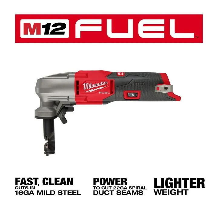 Milwaukee M12 FUEL 16 Gauge Nibbler (Bare Tool) - Professional Cordless Metal Cutting Solution 2