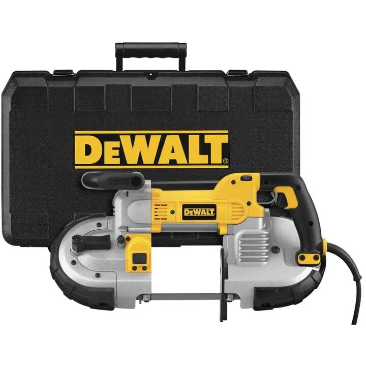 DEWALT 5in 10 Amp Deep Cut Portable Band Saw Kit - High-Performance Metal Cutting