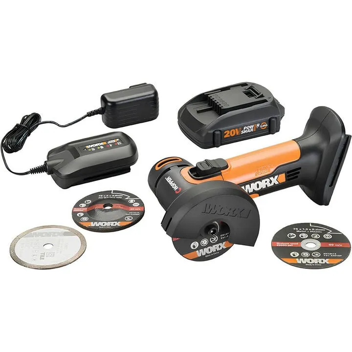Worx 20V 3 Inch Cordless Mini Cutter: Precision Cutting for Light-Duty Projects