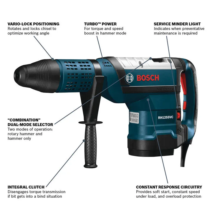 Bosch SDS-Max Combination Rotary Hammer (Factory Reconditioned) 1