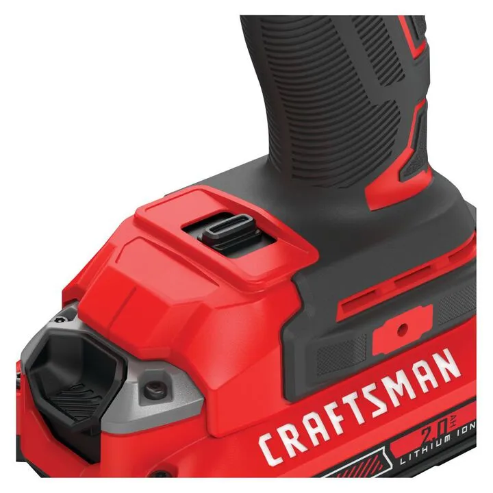 CRAFTSMAN V20 Cordless Brushless 1/4-Inch Impact Driver Kit - High-Performance Professional Tooling 4
