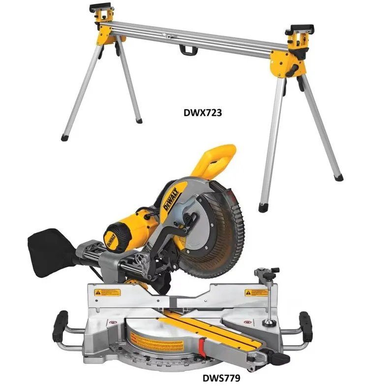 DEWALT 12-Inch Double-Bevel Miter Saw with Professional-Grade Miter Saw Stand Bundle 1