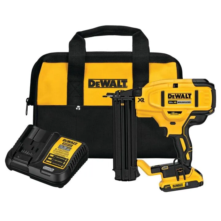 DEWALT 20V MAX XR 18 Gauge Cordless Brad Nailer Kit - Professional Finish Tool 3