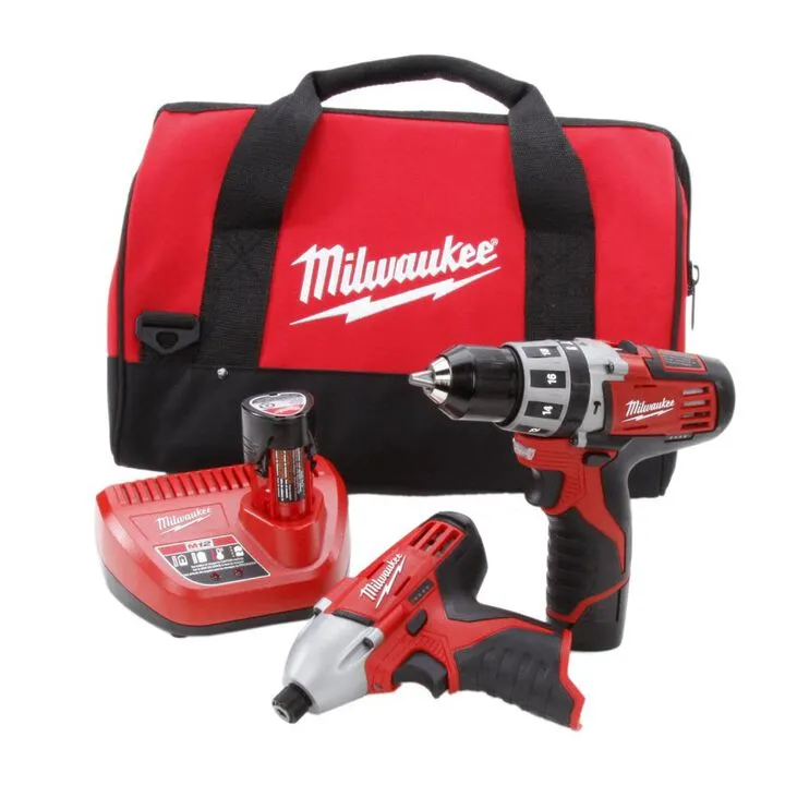 Milwaukee M12 12V Hammer Drill and Impact Driver 2-Tool Combo Kit 5