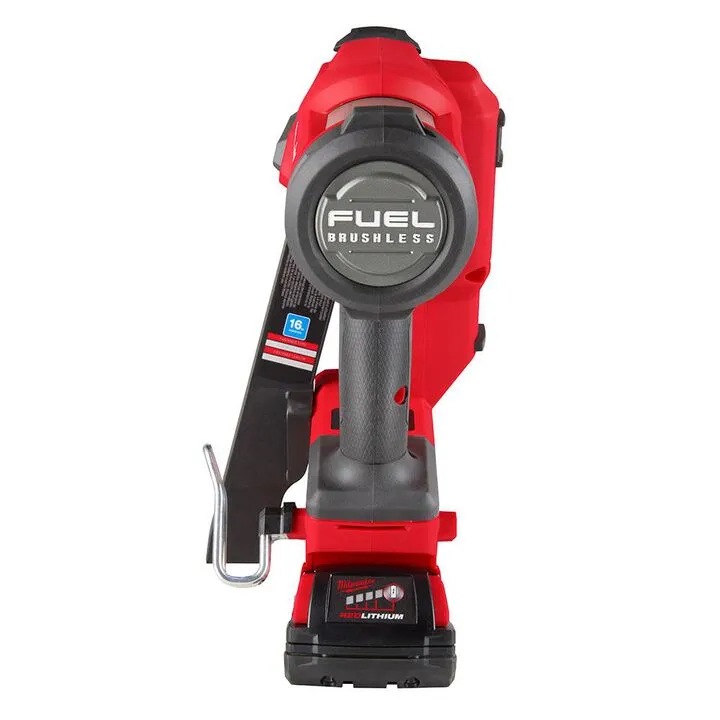 Milwaukee M18 FUEL 16 Gauge Angled Finish Nailer Kit 8