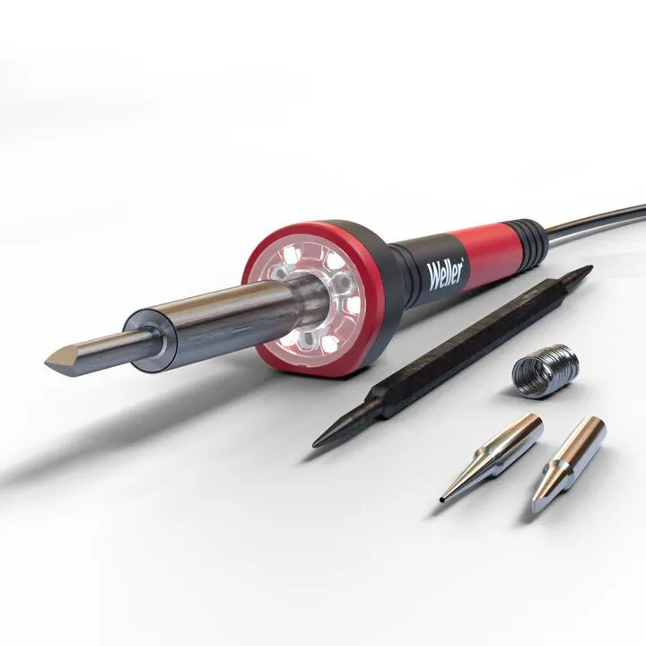 Weller 60W 120V Soldering Iron Kit with Integrated LED Halo Ring