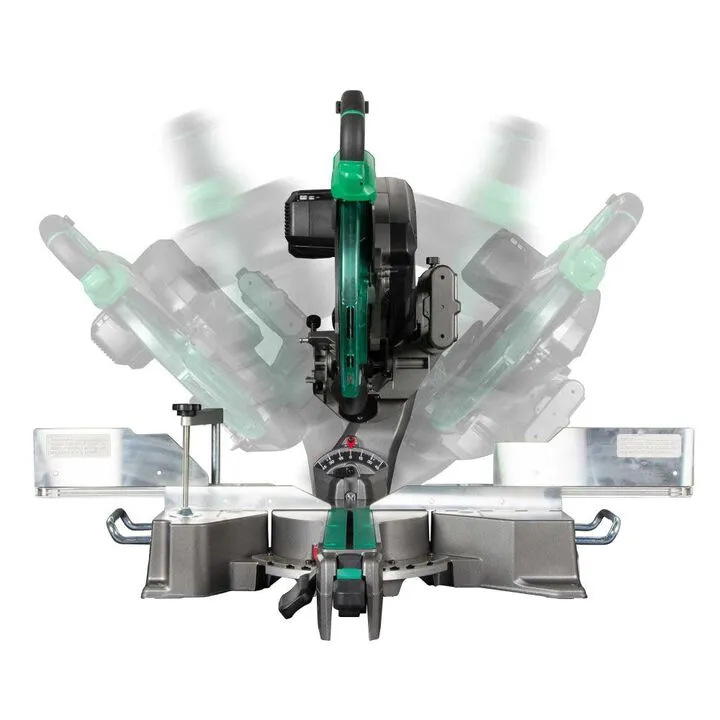 Metabo HPT 36V MultiVolt 12-Inch Dual Bevel Sliding Miter Saw with Torque Boost Technology (Bare Tool) 2