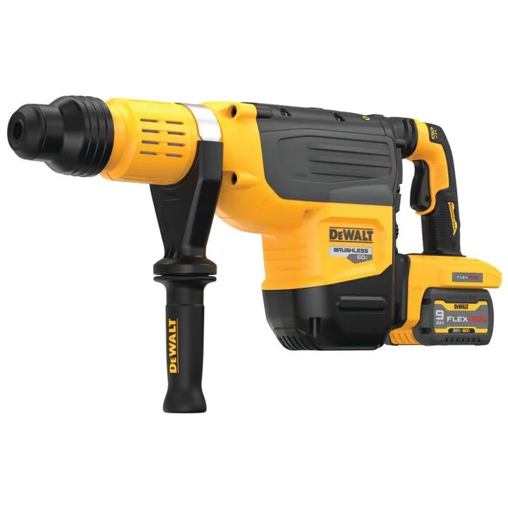 DEWALT 60V MAX SDS MAX 2-Inch Brushless Combination Rotary Hammer Kit 5