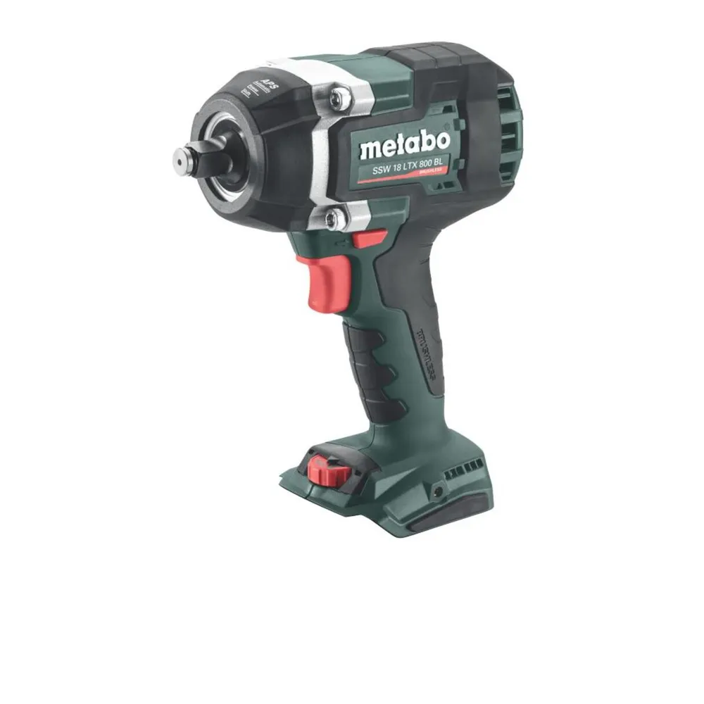 Metabo 18V 1/2in Square Impact Wrench (Bare Tool) - High Performance Cordless Power