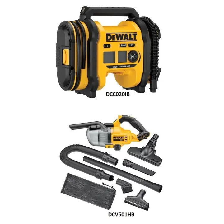 DEWALT 20V MAX Corded/Cordless Air Inflator & Vacuum Bundle - Professional Performance Guide 1