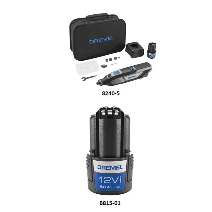 Dremel 8240 12V Cordless Rotary Tool Kit with High-Capacity Li-Ion Battery 1