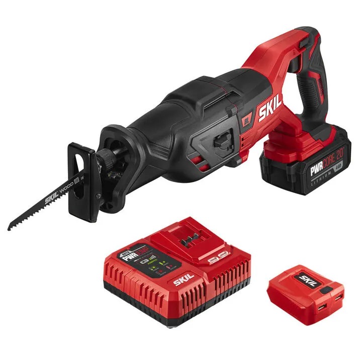 SKIL PWRCore 20 Brushless 20V Reciprocating Saw Kit - Professional Performance & Reliability 2