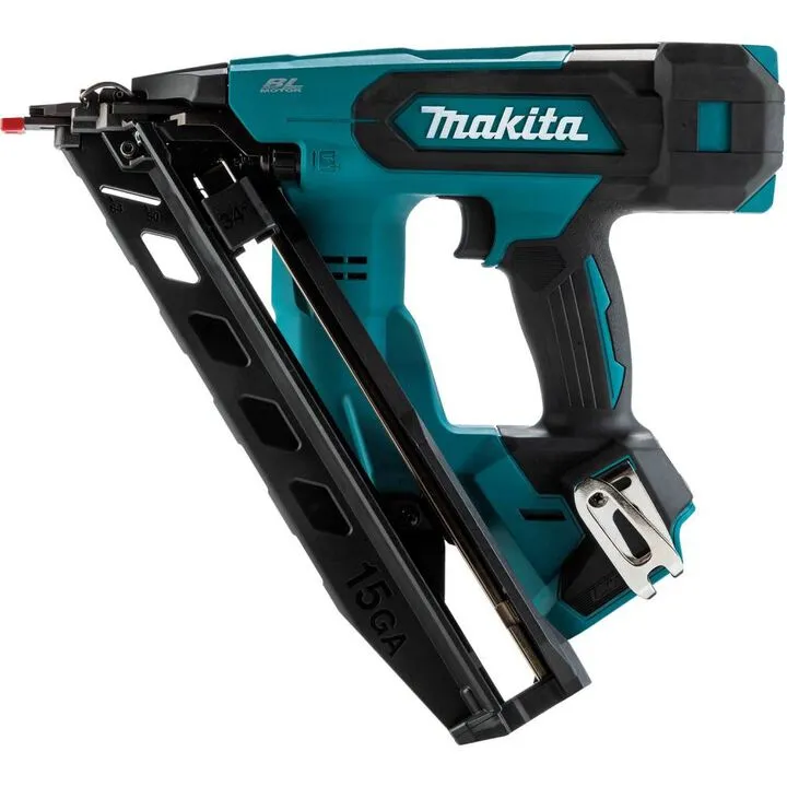 Makita 18V LXT Lithium-Ion Brushless Cordless 2-1/2 Inch 15-Gauge Angled Finish Nailer (Bare Tool) 1