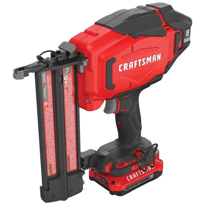 CRAFTSMAN V20 18 Gauge Cordless Brad Nailer Kit - Precision Performance for Woodworking 2