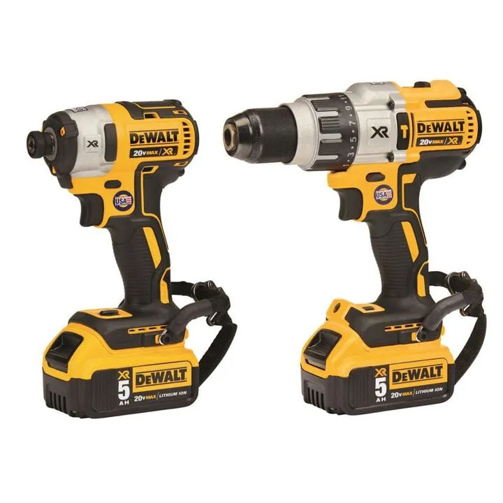 DEWALT 20V MAX XR 2-Tool Combo Kit with LANYARD READY Attachment Points 1