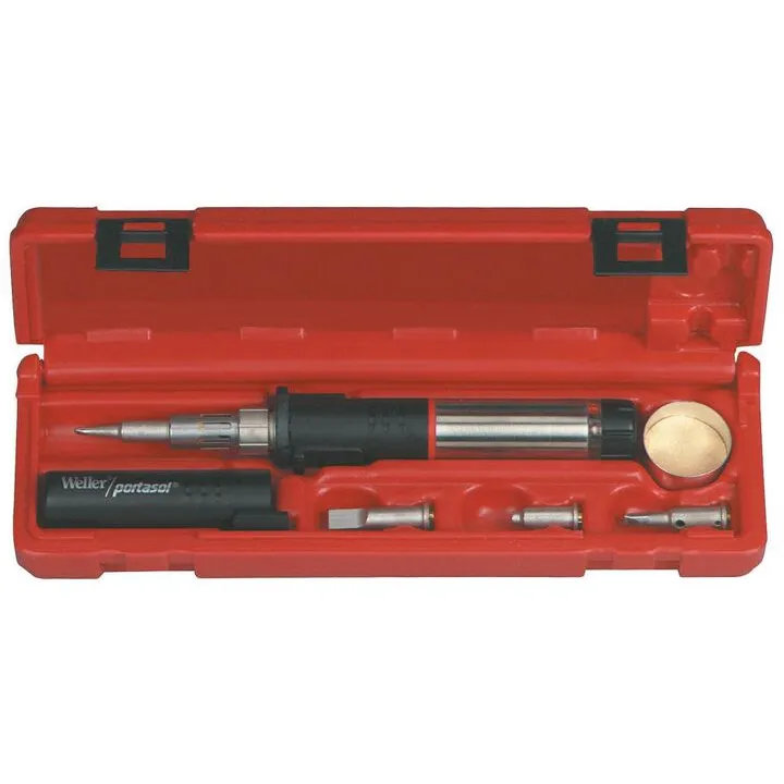 Weller Portasol Self-Igniting Cordless Butane Soldering Iron Professional Kit