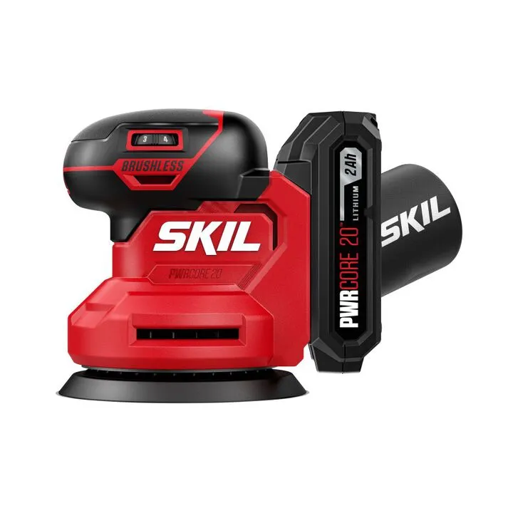 SKIL 20V Brushless Random Orbital Sander Kit - Professional Grade Cordless Sanding Solution 1