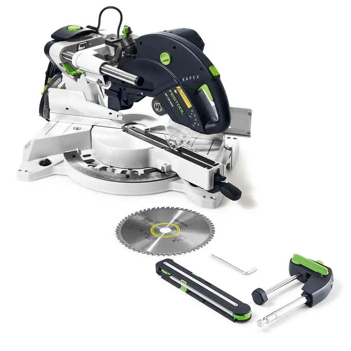 Festool KAPEX KS 120 REB Sliding Compound Miter Saw & UG-KA Portable Stand Bundle 1