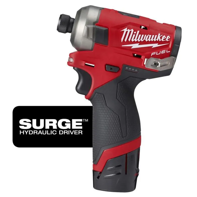 Milwaukee M12 FUEL SURGE 1/4 in. Hex Hydraulic Driver 2-Battery Kit 4