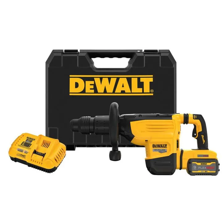 DEWALT 60V MAX 22 lb. Cordless SDS MAX Chipping Hammer Kit - Professional Demolition Power