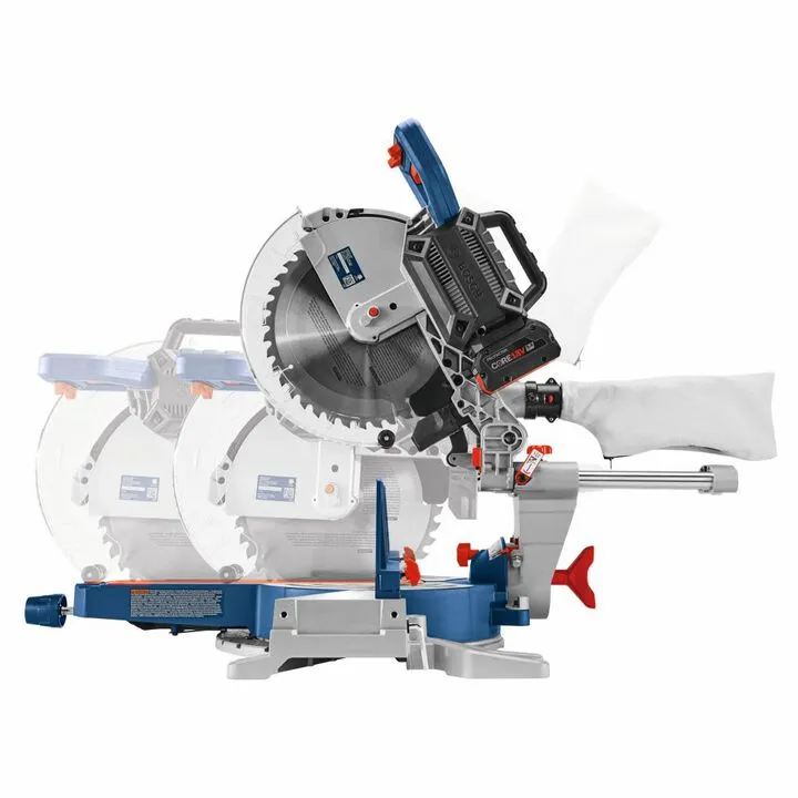 Bosch PROFACTOR 18V Surgeon 12in Dual Bevel Slide Miter Saw (Bare Tool) 6