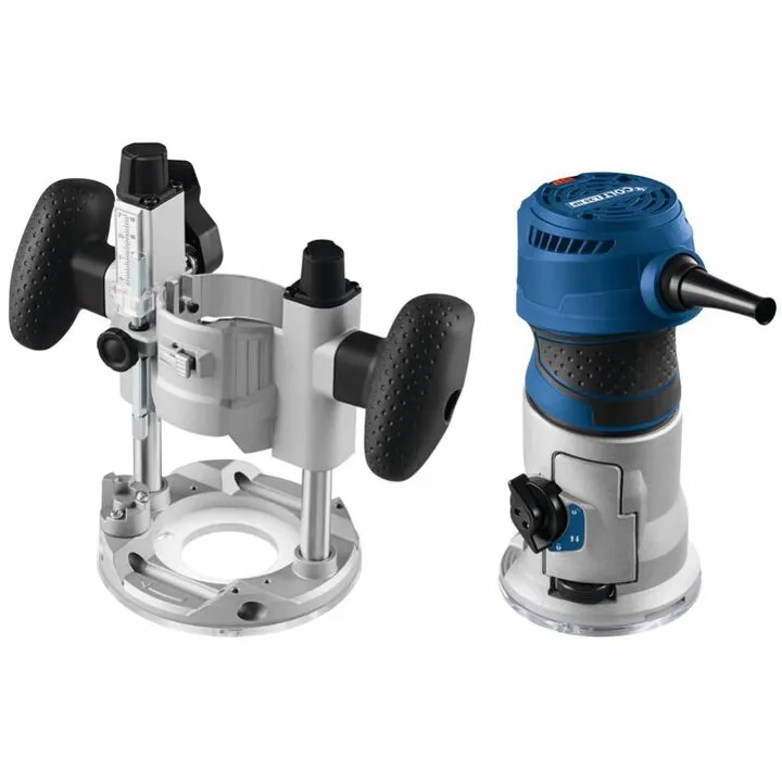 Bosch Colt 1.25 HP (Max) Variable-Speed Palm Router Combination Kit 3