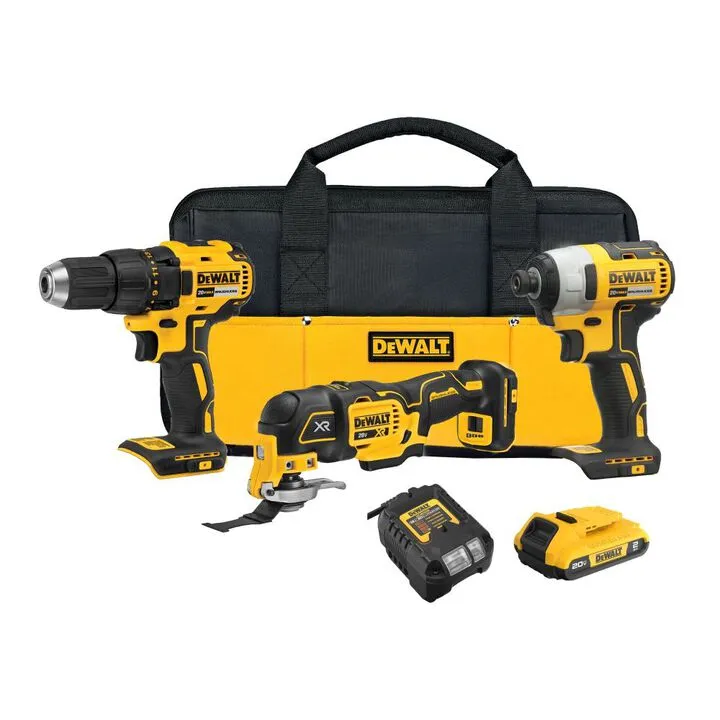 DEWALT 20V MAX Essential 3-Piece Cordless Power Tool Bundle