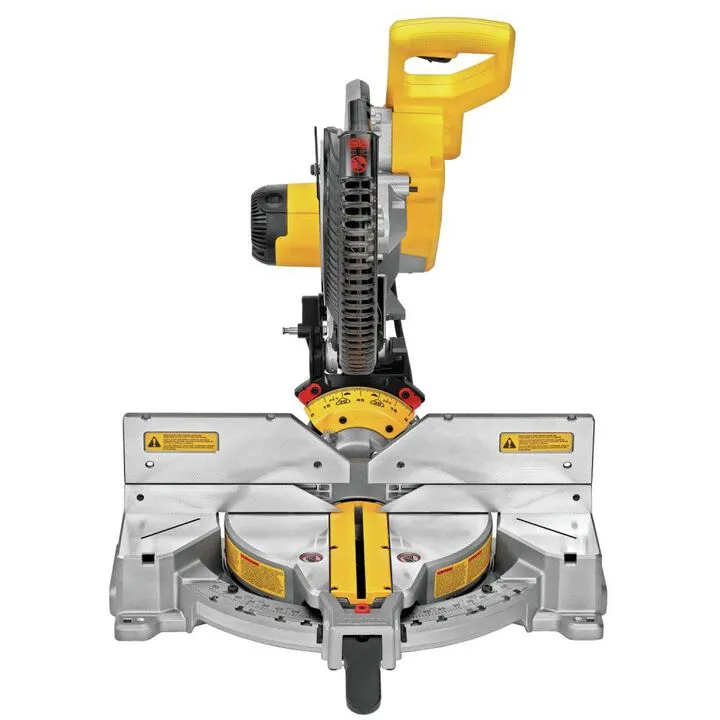 DEWALT 15 Amp 12-Inch Double Bevel Compound Miter Saw with Heavy Duty Work Stand Bundle 1