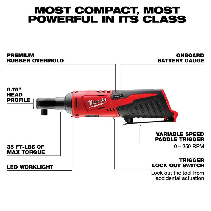 Milwaukee M12 4-Tool Cordless Combo Kit - Professional Compact Performance Set 3