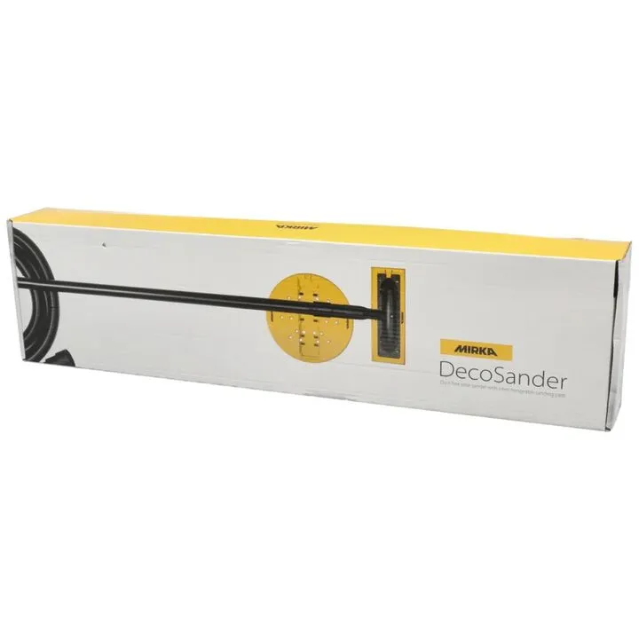 Mirka 9 Inch DecoSander System with 3x9 Inch and 9 Inch Round Pad Attachments 4